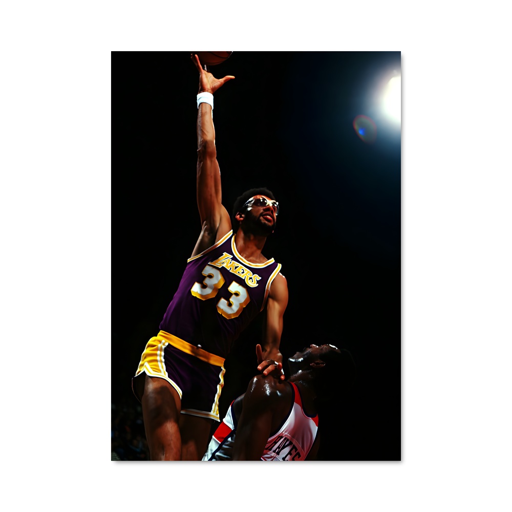 Poster Légende en Purple – affiche Basketball